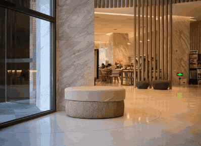 Premium contemporary commercial reception interior