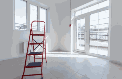 Newly decorated commercial office ready for completion
