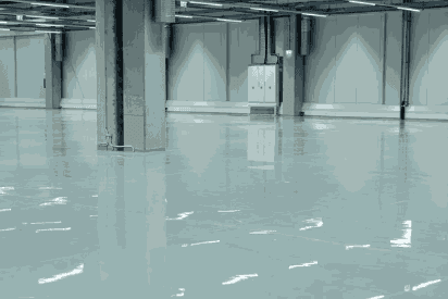 Smooth self-levelling commercial floor finish