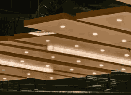 Suspended ceiling bulkheads with recessed lighting